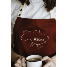 Фартух Живи просто Home бордовий