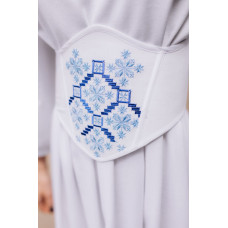 Жіночий вишитий корсет Ztclothes Орнамент білий