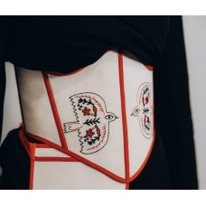 Жіночий вишитий корсет Ztclothes Пташки