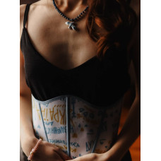 Жіночий корсет Ztclothes Вільна білий