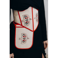 Вишитий комплект корсет і кишенька-ладунка Ztclothes Пташки