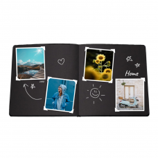 Фотоальбом Orner Найтепліші моменти життя бежевий black pages