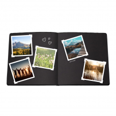 Фотоальбом Orner Історії щасливого життя графітовий black pages